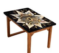 Mexpekil Boho Magic Pattern 4FT Rectangle Fitted Table Cover