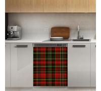 Mexpekil Buffalo Check Plaid Dishwasher Magnet Cover 21x26Inch Decorative Dish Washer Sticker for Front Door Waterproof Kitchen Appliance Panel Magnetic Decal