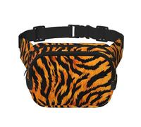 Mexpekil Bumbag Retro Tiger Print Fanny Pack Women Men Waterproof Fashion Waist Packs with Adjustable Strap Crossbody Belt Bag for Running Hiking
