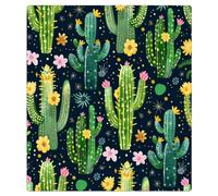 Mexpekil Cactus Green Flowers Dishwasher Magnet Cover 21x26Inch Decorative Dish Washer Sticker for Front Door Waterproof Kitchen Appliance Panel Magnetic Decal