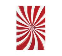 Mexpekil Candy Cane Swirl Light Switch Cover 1 Gang Single Blank Outlet Cover Decorative Wall Plate for Home Office