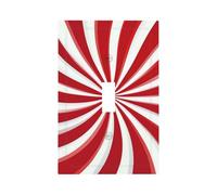Mexpekil Candy Cane Swirl Light Switch Cover 1 Gang Single Toggle Outlet Cover Decorative Wall Plate for Home Office