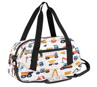 Mexpekil Cars Pattern Kids Duffle Bag Boys Girls Teens Travel Sports Duffel Bags Holdall Overnight Weekender Dance Bag