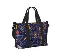 Mexpekil Cartoon Planet Universe Space Travel Duffel Bag Waterproof Sports Gym Bag Large Weekend Overnight Bags for Women Men Foldable Carry On Luggage Tote Bag for Flight