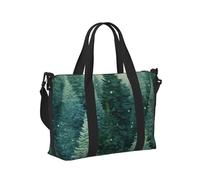 Mexpekil Christmas Trees Art Travel Duffel Bag Waterproof Sports Gym Bag Large Weekend Overnight Bags for Women Men Foldable Carry On Luggage Tote Bag for Flight