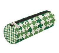 Mexpekil Clover Pencil Case School Supplies Pouch Bag for Girls Boys Teenagers, Women Makeup Brush Bag