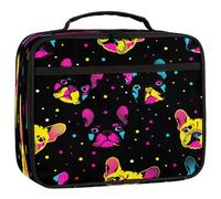 Mexpekil Colored French Bulldog Polka Dot Kids Lunch Bag, Insulated Lunch Box for Boys Girls, Leakproof Thermal Lunch Tote Cooler Bag for School Work