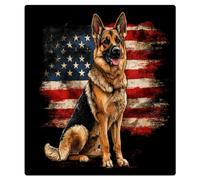 Mexpekil Cool German Shepherd Flag Dishwasher Magnet Cover 21x26Inch Decorative Dish Washer Sticker for Front Door Waterproof Kitchen Appliance Panel Magnetic Decal