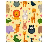 Mexpekil Cute Animals Hearts Dishwasher Magnet Cover 21x26Inch Decorative Dish Washer Sticker for Front Door Waterproof Kitchen Appliance Panel Magnetic Decal