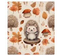 Mexpekil Cute Hedgehog Forest Mushroom Dishwasher Magnet Cover 21x26Inch Decorative Dish Washer Sticker for Front Door Waterproof Kitchen Appliance Panel Magnetic Decal