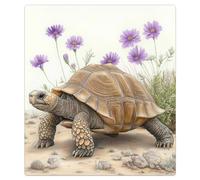 Mexpekil Desert Turtle Walking Dishwasher Magnet Cover 21x26Inch Decorative Dish Washer Sticker for Front Door Waterproof Kitchen Appliance Panel Magnetic Decal
