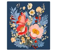 Mexpekil Dishwasher Magnet Cover Decorative, Vintage Flower Daisy Waterproof Dishwasher Panel Decal Refrigerator Magnets for Home Kitchen Decor, 21x26inch