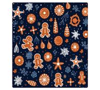 Mexpekil Dishwasher Magnet Cover for Door Front, Christmas Gingerbread Man Reusable Decorative Panel for Dishwasher, Refrigerator, 21x26 Inch