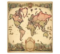 Mexpekil Dishwasher Magnet Cover for Door Front, Reusable Decorative Panel for Dishwasher, Refrigerator, 21x26 Inch, Vintage World Map