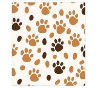 Mexpekil Doodle Brown Paw Dishwasher Magnet Cover 21x26 in, Waterproof Decorative Magnetic Dishwasher Cover Sticker for Kitchen Appliances Decor