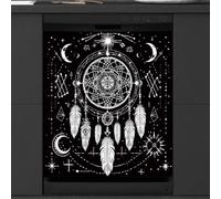 Mexpekil Dream Catcher Bohemian Dishwasher Magnet Cover 21x26Inch Decorative Dish Washer Sticker for Front Door Waterproof Kitchen Appliance Panel Magnetic Decal