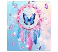 Mexpekil Dream Catcher Butterfly Dishwasher Magnet Cover 21x26Inch Decorative Dish Washer Sticker for Front Door Waterproof Kitchen Appliance Panel Magnetic Decal
