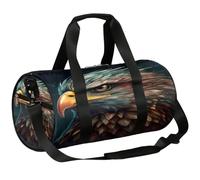 Mexpekil Duffel Bag with Shoe Compartment, Waterproof Handsome Eagle Modern Travel Backpack for Fitness Gym Weekend Trips