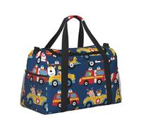 Mexpekil Education Car Giraffe Duffel Bag Large Carry On Hand Luggage Bags Waterproof Weekender Bags Foldable Tote Bag for Travel Sports Gym Dance