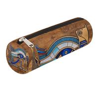 Mexpekil Egyptian Horus Eye Pencil Case for Girls Boys Stationery Pouch Organiser Small School Supply Bag for Students Office