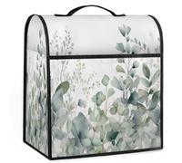 Mexpekil Eucalyptus Leaves Kitchen Stand Mixer Cover 5-8 Quart with Pockets Dust-Proof Food Coffee Maker Blender Appliance Covers