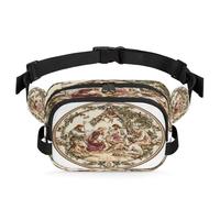 Mexpekil Fanny Pack, Nativity Scene Celebration Two Way Zipper Belt Bag Water Repellent Waist Packs Crossbody Bags with Adjustable Strap