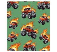 Mexpekil Fire Trucks Pattern Dishwasher Magnet Cover 21x26Inch Decorative Dish Washer Sticker for Front Door Waterproof Kitchen Appliance Panel Magnetic Decal