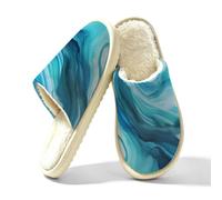 Mexpekil Fluffy Slippers for Women Men | Anti-skid House Slippers Slip on Winter Warm Slippers Memory Foam Plush House Shoes Indoor Outdoor Gifts
