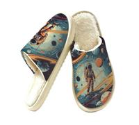 Mexpekil Fluffy Slippers for Women Men | Anti-skid House Slippers Slip on Winter Warm Slippers Memory Foam Plush House Shoes Indoor Outdoor Gifts