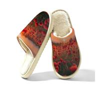 Mexpekil Fluffy Slippers for Women Men | Anti-skid House Slippers Slip on Winter Warm Slippers Memory Foam Plush House Shoes Indoor Outdoor Gifts