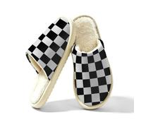 Mexpekil Fluffy Slippers for Women Men | Anti-skid House Slippers Slip on Winter Warm Slippers Memory Foam Plush House Shoes Indoor Outdoor Gifts