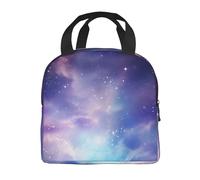 Mexpekil Galaxy Nebula Universe Space Lunch Bag Insulated Thermal Cooler Lunch Tote