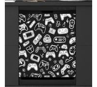 Mexpekil Game Hand Black Dishwasher Magnet Cover 21x26Inch Decorative Dish Washer Sticker for Front Door Waterproof Kitchen Appliance Panel Magnetic Decal