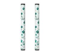 Mexpekil Geen Clover Branch 2PCS Refrigerator Handle Cover