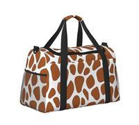 Mexpekil Giraffe Skin Pattern Duffel Bag Large Carry On Hand Luggage Bags Waterproof Weekender Bags Foldable Tote Bag for Travel Sports Gym Dance