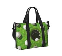 Mexpekil Golf Balls Hole Travel Duffel Bag Waterproof Sports Gym Bag Large Weekend Overnight Bags for Women Men Foldable Carry On Luggage Tote Bags for Flight