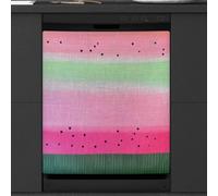 Mexpekil Gradient Watermelon Colored Dishwasher Magnet Cover 21x26 in, Decorative Waterproof Dishwasher Magnetic Cover Sticker for Kitchen Appliances