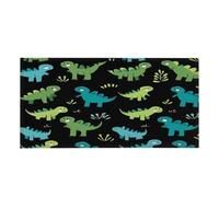 Mexpekil Green Blue Black Dinosaur 1 pcs Magnetic Fluorescent Light Covers for Ceiling Lights 2x4 FT Lamp Shade Cover