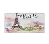Mexpekil Hand Drawn Paris Eiffel Tower 1 pcs Magnetic Fluorescent Light Covers for Ceiling Lights 2x4 FT Lamp Shade Cover