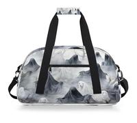 Mexpekil Horrible Ghost Travel Gym Bag for Girls Boys Carry On Overnight Weekend Bags Waterproof Hand Luggage Bag for Sports Dance School Practice