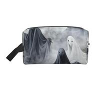 Mexpekil Horrible Ghost Travel Toiletry Bag for Women Men Waterproof Wash Bag Large Capacity Makeup Cosmetic Bags Portable Storage Pouch Organiser Bag