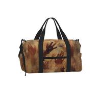 Mexpekil Horrible Hands Gym Bag with Shoe Compartment Waterproof Duffel Bag Large Overnight Weekend Bags Travel Holdall for Women Men Teens