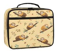 Mexpekil Kids Lunch Bag Cartoon Cute Sloth Animal Lunch Box Bag for Boys Girls Reusable Insulated Bento Tote Bag for School Picnic Work
