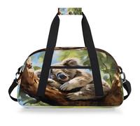 Mexpekil Koala Tree Branches Sleep Travel Gym Bag for Girls Boys Carry On Overnight Weekend Bags Waterproof Hand Luggage Bag for Sports Dance School Practice