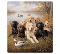 Mexpekil Labrador Retriever Puppies Dishwasher Magnet Cover 21x26Inch Decorative Dish Washer Sticker for Front Door Waterproof Kitchen Appliance Panel Magnetic Decal