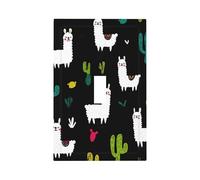 Mexpekil Llama Cactus Light Switch Cover 1 Gang Single Toggle Outlet Cover Decorative Wall Plate for Home Office