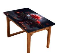 Mexpekil Magic Rose Tree Moon 4FT Rectangle Fitted Table Cover