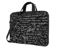 Mexpekil Mathematical Formula Graffiti Laptop Bag for Women Men 13 Inch Portable Laptop Case Sleeve with Shoulder Strap Computer Carrying Case Messenger Bags for Business Travel College