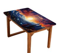 Mexpekil Mountain Forest Sun 4FT Rectangle Fitted Table Cover
