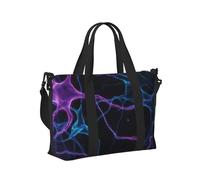 Mexpekil Neon_ Network Lines Travel Duffel Bag Waterproof Sports Gym Bag Large Weekend Overnight Bags for Women Men Foldable Carry On Luggage Tote Bags for Flight